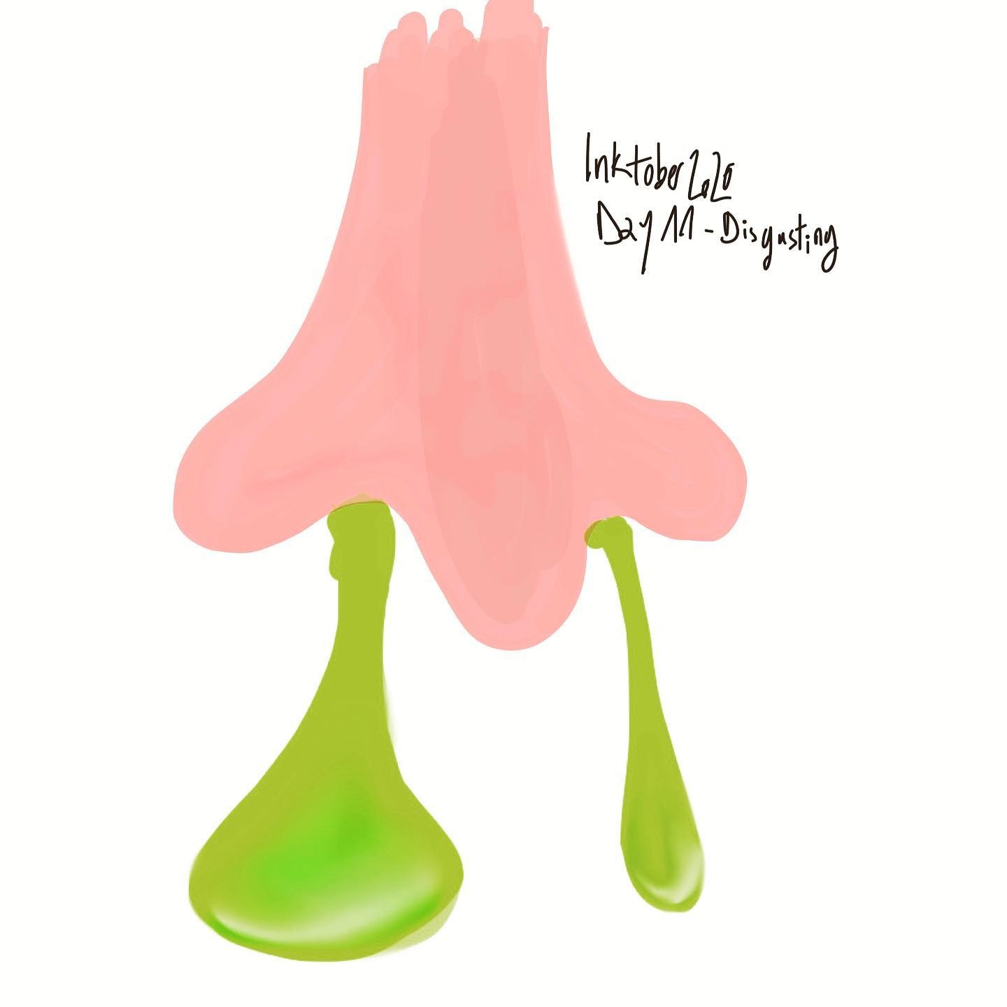 Inktober 2020 – Day 11: Disgusting #inktober #inktober2020 #disgustingmemes