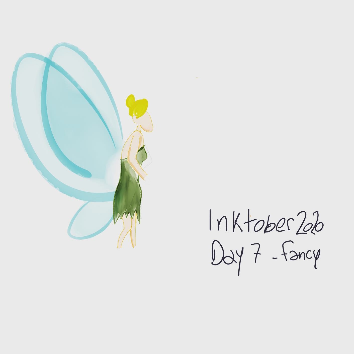Inktober 2020 – Day 7 : Fancy #inktober #inktober2020 #fancy